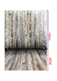 1 x RAW Customer Returns Kate Photo Wall Background 1.5x2.2m Wooden Floor Background Props Photo Booth Glitter Wood Brick Wall Background - RRP €34.0