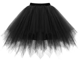 1 x RAW Customer Returns Homrain Women s Tulle Skirt Tutu 50s Rockabilly Petticoat Ballet Firt Tulle Dance Dress Underdress Carnival Costume Festive Tulle Crinoline Petticoat for Rockabilly Dress Black XL - RRP €19.57