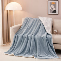 3 x Brand New IGOLUMON Fleece Blanket Soft Warm Blanket for Bed Sofa Lightweight Twin Double Size Silver Gray 150 200cm - RRP €84.66