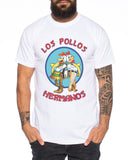 1 x RAW Customer Returns Los Pollos Men s T-Shirt Hermanos Bad Heisenberg Breaking, Color2 White Size2 XL - RRP €18.72