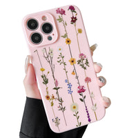 1 x RAW Customer Returns ZTOFERA Flower Mobile Phone Case Compatible with iPhone 14 Pro Max Case for Girls Women, Flexible Soft Silicone Protective Case with Cute Climbing Flowers Pattern Shockproof Bumper Cover for iPhone 14 Pro Max, Pink - RRP €21.6