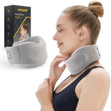 10 x RAW Customer Returns NIMOOD Soft Cervical Collar, Neck and Support, Keeps Vertebrae Stable and Aligned to Relieve Pressure, Cervical for Cervical Women, Men, Orthopedic Support, M-Grey  - RRP €179.9