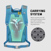 1 x RAW Customer Returns SKYSPER hiking backpack 20L, LANTC 20 trekking backpack, lightweight backpack with back ventilation and hydration system made of breathable 3D air mesh polyester, camping, outdoor hiking backpack - RRP €36.98