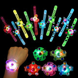 2 x Brand New Shengruili 12PCS LED Luminous Ring Toy,Party Supplies Light Up Rings,Hand Spin Antistress Anxiety Toys,LED Luminous Rings Toys,LED Light Up Luminous Toy Party - RRP €28.22