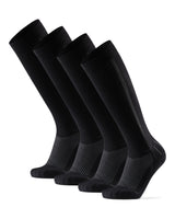 1 x RAW Customer Returns DANISH ENDURANCE 2 Pairs Sports Compression Socks, Support Socks, 21-26 mmHg, for Men Women Black Grey, EU 39-42  - RRP €39.95