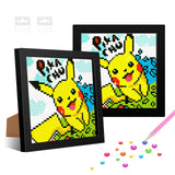 11 x Brand New NAIMOER Diamond Painting Kits for Kids with Frame, Framed Diamond Painting for Kids 6-12, 5D Diamond Art Cartoon Kids Mosaic Beads, DIY Diamond Painting for Home Decor 8x8inch - RRP €87.34