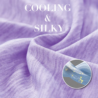 1 x RAW Customer Returns Luxear self-cooling blanket, Arc-Chill Q-Max 0.5 cooling blanket, 2 in 1 double-sided thin summer blanket cotton, cooling blanket for people bedspread baby blanket cuddle blanket, 220 x 200cm-purple - RRP €52.99