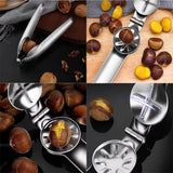 28 x Brand New Chestnut cutter stainless steel chestnut cutter chestnut cutter nutcracker walnuts nutcracker hazelnuts chestnut tongs chestnut tongs sweet chestnut cutter chestnut cutter chestnut cutter - RRP €225.4