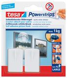 1 x RAW Customer Returns tesa Powerstrips picture nails, self-adhesive 10 pieces, white  - RRP €21.58