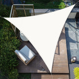 1 x RAW Customer Returns SUNNY GUARD Triangle Shade Sail Awning 3x3x3m Waterproof Windproof UV Protection for Patio, Garden, Outdoor, Terrace, Light Khaki - RRP €29.5