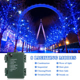 1 x RAW Customer Returns Elegear LED Fairy Lights Battery 40M 300LEDs Fairy Lights Outdoor with Timer Christmas Lights Outdoor IP44 8 Modes Blue and White Christmas Decoration Indoor Fairy Lights Christmas Tree, Room, Christmas - RRP €22.68