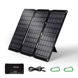 1 x RAW Customer Returns imuto 30W Portable Solar Charger USB DC18V Solar Panel, IP67 Foldable Monocrystalline Solar Panel for Recharging USB Devices iPhone Android GoPro, DC Input Devices Outdoor Activities etc - RRP €79.99