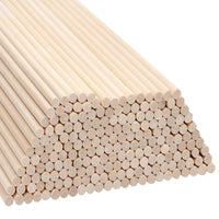 1 x RAW Customer Returns Belle Vous Natural Round Wooden Stick Pack of 200 18 cm Long Extra Long Unfinished Wooden Sticks 5 mm Thick - Round Wooden Sticks, Crafts, Decorations, Art - RRP €14.11