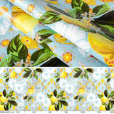 1 x RAW Customer Returns Tablecloth washable oilcloth oilcloth tablecloth oval 140 x 200cm cut edge lemon garden tablecloth oilcloth - RRP €25.08