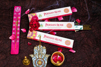 10 x RAW Customer Returns Himalaya Premium Incense Sticks for Everyday Use Aroma Fragrance Sticks Pooja Room Items for Home Prayers Freshness Positive Energy Persian Rose Pack of 12, Each of 15 GM  - RRP €204.0