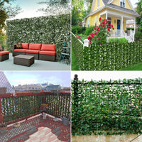 1 x RAW Customer Returns HanYun Artificial Ivy Garden Privacy Screen 300 x 100cm 2 300x50cm artificial plants privacy screen and artificial ivy, decoration for outdoor areas garden decoration privacy screen wind protection noise protection - RRP €32.26