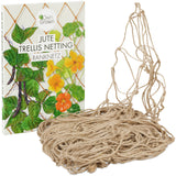 1 x RAW Customer Returns Climbing aids for climbing plants 180x180cm jute climbing net for cucumbers tomato climbing aid climbing aid for beans plant net degradable and untreated natural plant climbing aid from OwnGrown - RRP €8.02