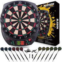 1 x RAW Customer Returns Dartboard Electronic, Electronic Dartboard with 12 arrows electronic electronic dartboard dart board dart machine E dartboards - RRP €70.58