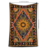 1 x RAW Customer Returns RAJRANG BRINGING RAJASTHAN TO YOU Wall Hanging Hippie Sun Moon Tapestry Red 213x137 cm Decorative Goa Trippy Cotton Tapestery for Home Decor - RRP €14.98