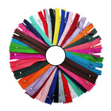 1 x RAW Customer Returns KGS Nylon Zipper 20 different colored zippers for sewing 20 pieces pack 56 CM 22 inches  - RRP €11.99