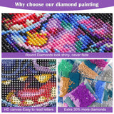 7 x Brand New DAERLE Diamond Painting Pictures, Diamond Painting Colorful Stitch, Diamond Painting, Diamond Painting Set, Diamond Painting Adults, Painting By Numbers Adults, Diamond Decoration 30x40cm - RRP €63.28