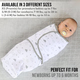 1 x RAW Customer Returns Mama Cheetah Baby Swaddle Sack, Organic Cotton Swaddle Blanket, Adjustable Swaddle Sleeping Bags, Easy Swaddles for Boy Girl 0-3 Months, Baby Essentials, 4-Pack - RRP €29.69