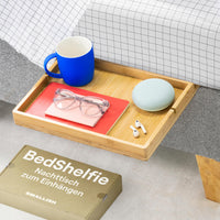 1 x RAW Customer Returns BedShelfie bedside table for bunk beds and box spring beds, bed shelf for shared rooms, bed tray, bed shelf for hanging - minimalist bamboo natural - RRP €36.29