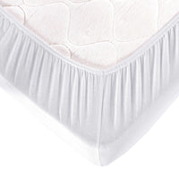 1 x RAW Customer Returns Vency Fitted Sheet Queen Size 140x200 cm White Queen Size Sheets in 100 Cotton 150g m  - RRP €21.9