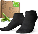 1 x RAW Customer Returns PAIXX Premium Bamboo Sneaker Socks 8 Pack, 43-46 39-42, Men Women - Breathable, Antibacterial Ankle Socks Against Sweaty Feet - Lint-Free Anti Odor Bamboo Socks - RRP €24.19