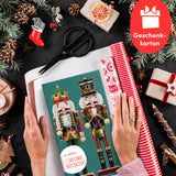 1 x RAW Customer Returns THE TWIDDLERS - 2 Nutcracker Soldier Christmas Handmade, 30cm - Premium Pine and Wood Material, Nutcracker Soldier - RRP €30.99