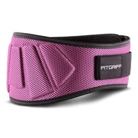 1 x RAW Customer Returns Fitgriff Weightlifting Belt V1 - Fitness Belt for Bodybuilding, Strength Training, Weightlifting and Crossfit Training - Training Belt for Men and Women Pink, XS  - RRP €29.95