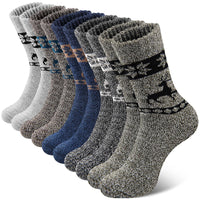 1 x RAW Customer Returns SIMIYA wool socks for men, merino socks, thermal socks, winter socks, warm socks, thick men, 5 pairs - RRP €18.38