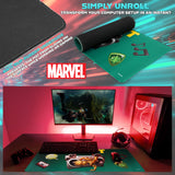 1 x RAW Customer Returns Marvel Avengers Desk Pad XXL - Gaming Desk Accessory 800x360mm as Wrist Rest - Anti-Slip, Office Supplies Pad Desk Mat Green Yellow Groot  - RRP €19.99