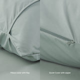 1 x Brand New Blumtal Duvet Cover Set Pinch Pleat - Elegant Bedding Set with Beautiful Tucks, Oeko-Tex 100 Certified, 140 x 200 65 x 65 cm 1x , Aurora Red - RRP €33.26