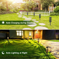 1 x RAW Customer Returns gabless solar lamps for outside garden, solar lights garden, solar lights for outside, solar lamps garden, solar floor lights, garden lighting solar for terrace lawn garden, warm white, IP65, 6 pack - RRP €25.49