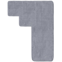 1 x RAW Customer Returns Polyte - Towel set - quick-drying lint-free microfiber - 6 pieces gray  - RRP €29.89