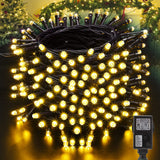 1 x RAW Customer Returns Moxled Warm White Christmas Tree Lights 35M 350 LED String Lights, Christmas Lights with 8 Modes, Timer and Memory Function, Outdoor and Indoor Christmas Lights, Dark Green Cable - RRP €12.89