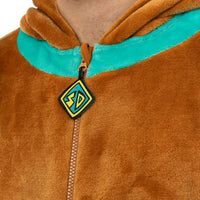 1 x RAW Customer Returns Scooby-Doo Men s One Piece Pajamas Onesie One Piece Pajamas for Adults Brown Medium - RRP €48.95