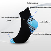 1 x RAW Customer Returns Jeasona 10 Pairs Compression Socks Men 43-46 Compression Socks Men Short Summer Sports Compression Socks Men Hiking Jogging Running Compression Socks Men Summer Plantar Fasciitis Socks Short - RRP €18.14