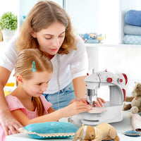 1 x RAW Customer Returns KPCB sewing machine children with DIY bag material for Christmas - RRP €40.33