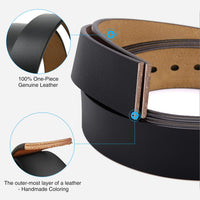 2 x Brand New CHAOREN Men s Leather Belt - 35mm Men s Casual Leather Belt for Jeans - Perfect Belt for Everyday Use - RRP €40.32