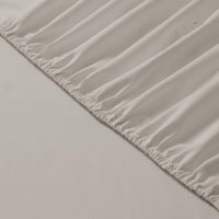 1 x RAW Customer Returns Vision - Fitted sheet 180x200cm - Beige - 100 cotton - RRP €19.09