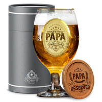 1 x RAW Customer Returns CROWNLY CRYSTAL Father Birthday Gift for Dad Gift Personalized Gifts Beer Gifts for Men Dad Gift Birthday Best Dad Gifts Father s Day Gift for Dad - RRP €22.72