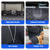 1 x RAW Customer Returns honarry Trunk Protector with Side Protection and Bumper Protection, Non-Slip Waterproof Dirt-Repellent Easy to Clean Robust Durable, Universal Dog Trunk Protector for Cars Trucks and SUVs - RRP €26.09