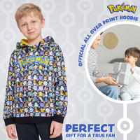 1 x RAW Customer Returns Pokemon Boys Hoodie 4-15 Years Cool Hoodies for Boys Hoodie Boys Pokemon Cool Sweater Teenagers Children 11-12 Years, Multi-Coloured  - RRP €29.23