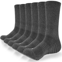 1 x RAW Customer Returns coskefy socks men women cotton sneaker socks 6 pairs long warm hiking socks with soft padding soft sports socks for fitness tennis trekking jogging running everyday life - RRP €18.14