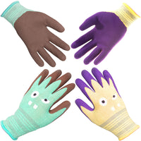 1 x RAW Customer Returns COOLJOB 2 Pairs Kids Work Gloves Age 8-12, Children s Gardening Gloves with Modal Rubber, Ultra Soft and Skin-Friendly, Size L - RRP €25.2