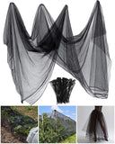 1 x RAW Customer Returns Zonon mosquito net insect protection net fine mesh fly bird net barrier net garden vegetable protection net sold by the meter bird protection net close mesh outdoor 3 mx 4 m, black  - RRP €17.75