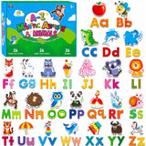 1 x RAW Customer Returns 78 Magnetic Alphabet, 26 Uppercase Letters, 26 Lowercase Letters and 26 Object Patterns, Adorable Animal Alphabet ABC Fridge Magnets Educational Toys for Toddlers Age 3 4 5 Years - RRP €16.13