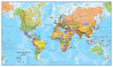 3 x RAW Customer Returns Giant World Map - Political World Map Poster - Laminated - 84 x 59 cm - Maps International - RRP €72.87